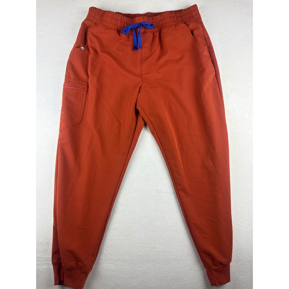 Figs Zamorra Jogger Scrub Pants XXL Clay Orange Blue Drawstring W20SW2028